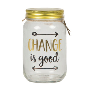 Change is Good Money Jar