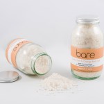 Bare 500G Jar of Honey, Oat & Orange Bath Salt