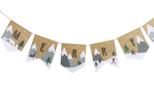 Load image into Gallery viewer, &#39;Merry Christmas&#39; Craft Paper Scene Bunting