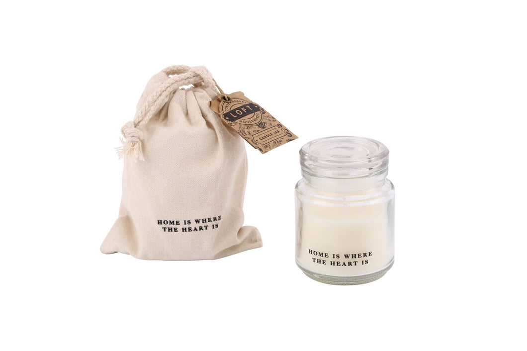 Loft 'Home Is Where The Heart Is'  Candle in Gift Bag