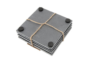 Loft Set of 4 Slate Square Coasters