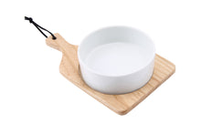 Load image into Gallery viewer, Loft Porcelain Nibble Bowl  With Serving Board