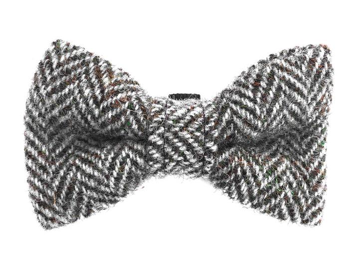 Herringbone Harris Tweed Dickie Bow