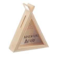 Load image into Gallery viewer, Bear Camp Teepee Money Box