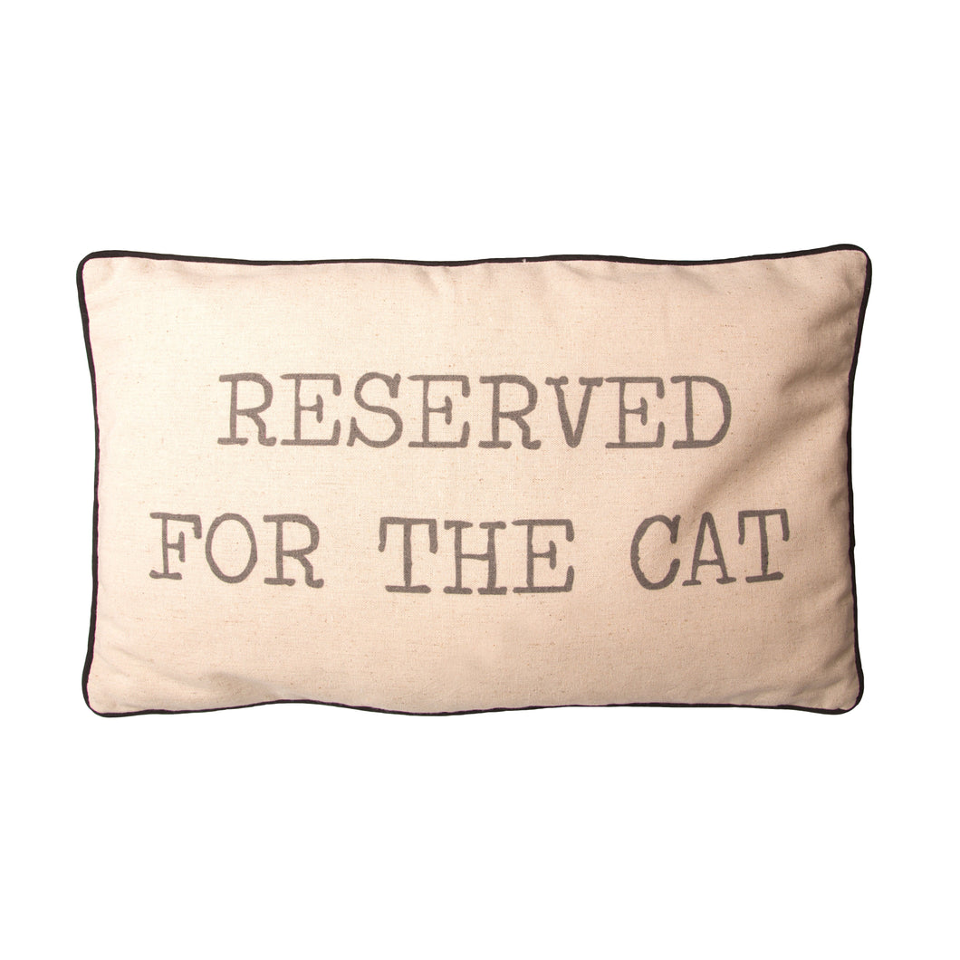 Reserved For The Cat Cushion