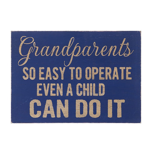 Wooden Grandparents Sign