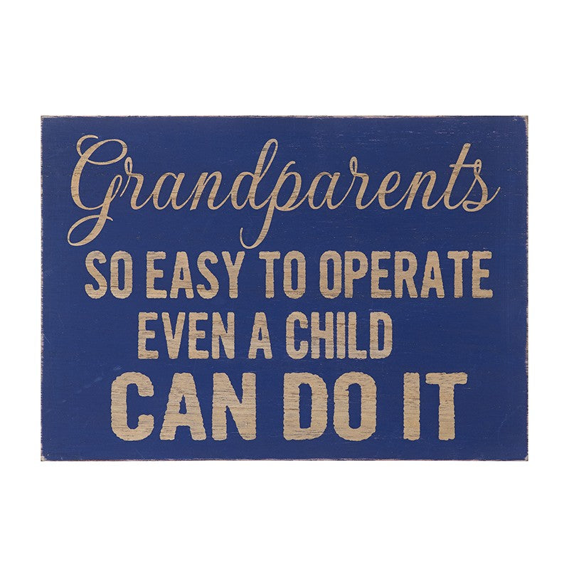 Wooden Grandparents Sign